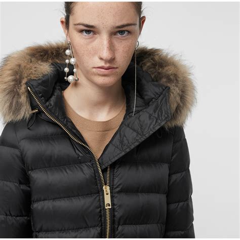 burberry puffer black|Burberry puffer coat women's.